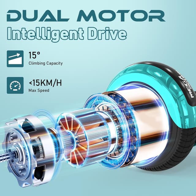 Thumbnail 3 de MEGA MOTION 6,5 Zoll Hoverboard mit Sitz đź›´