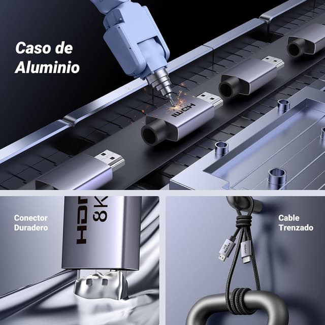 Thumbnail 6 de UGREEN Cable HDMI 2.1 8K 10M 🚀 Ultra Alta Velocidad- Certificado