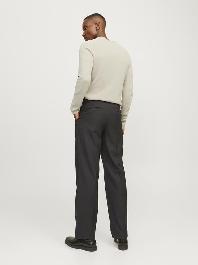 Detalle de Felpa uomo Jack & Jones Jjehill Knit Crew Neck Noos (confezione da 1)