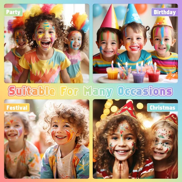 Thumbnail 5 de Dreamon Pintura Facial Niños con 15 Colores y Accesorios 🎨