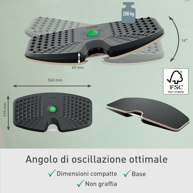Thumbnail 5 de Leitz Ergonomic Active Balance Board 14° 🧘