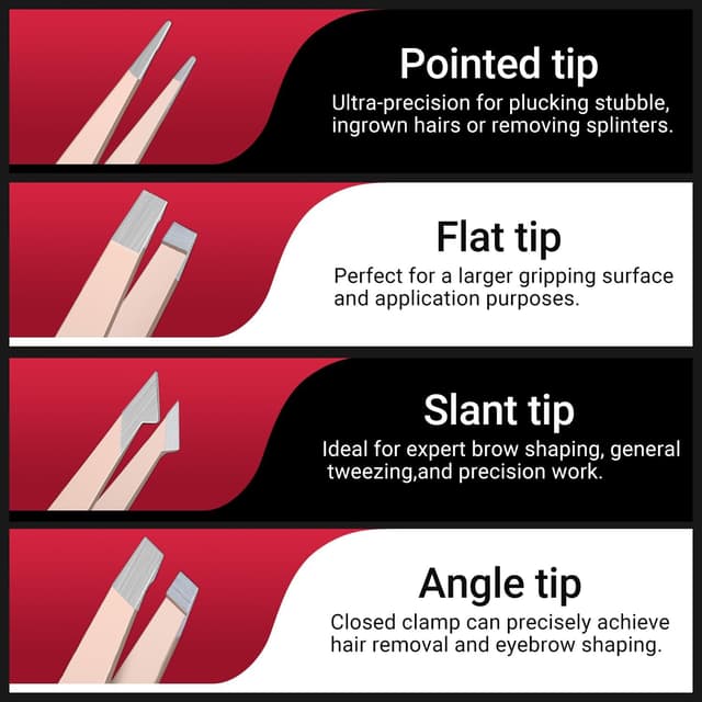 Detalle de TsMADDTs Tweezers 8-in-1 Eyebrow Kit ๐