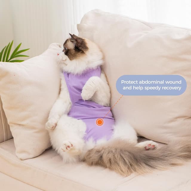 Thumbnail 4 de Avont Cat Recovery Suit Post-Surgery Kitten Onesie