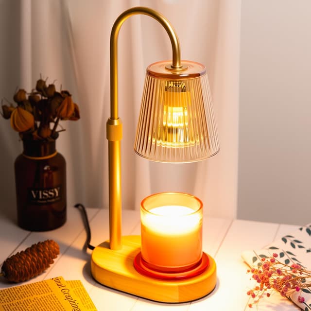 Detalle de JEKEMORYE Candle Warmer Lamp