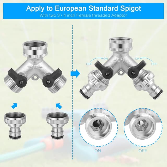 Thumbnail 3 de Zocipro Hose Splitter 2 Way