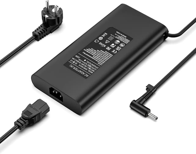 Detalle de shefor 230W Netzteil Ladegerät – kompatibel mit HP Omen 15/16 und ZBook Fury 16 G9 (19,5V, 11,8A, 4,5×3,0 mm)