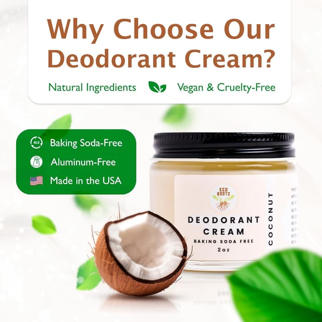 Thumbnail 1 de EcoRoots Natural Deodorant Coconut Scent