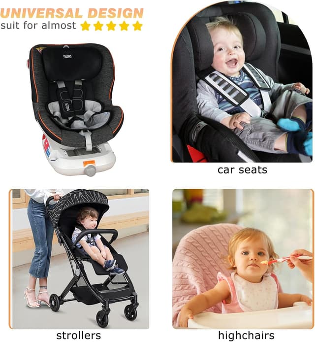 Detalle de Hisprout Comfort Universal Child Car Seat Protector Pad (2-pack) for potty training & nappy leaks