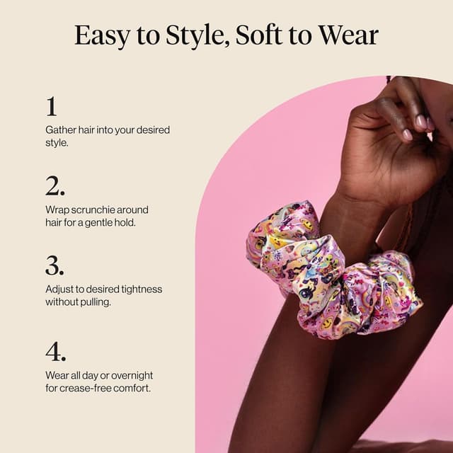 Thumbnail 5 de Lisa Frank x Kitsch Satin Scrunchies 2pcs 🎀