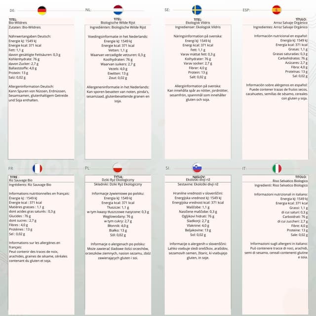 Detalle 2 de Wholefood Earth Organic Wild Rice – ganze Wildreis-Variante, 500 g, vegan & bio