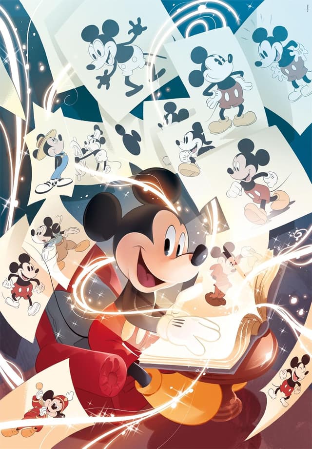 Detalle de Clementoni 1000 EL. Compact Mickey Mouse Puzzle (1000 Teile) – 70 x 50 cm