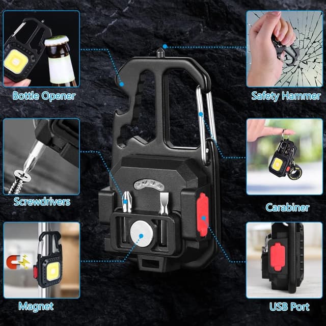 Thumbnail 2 de URAQT Tragbare Mini LED Arbeitsleuchte 800 Lumen