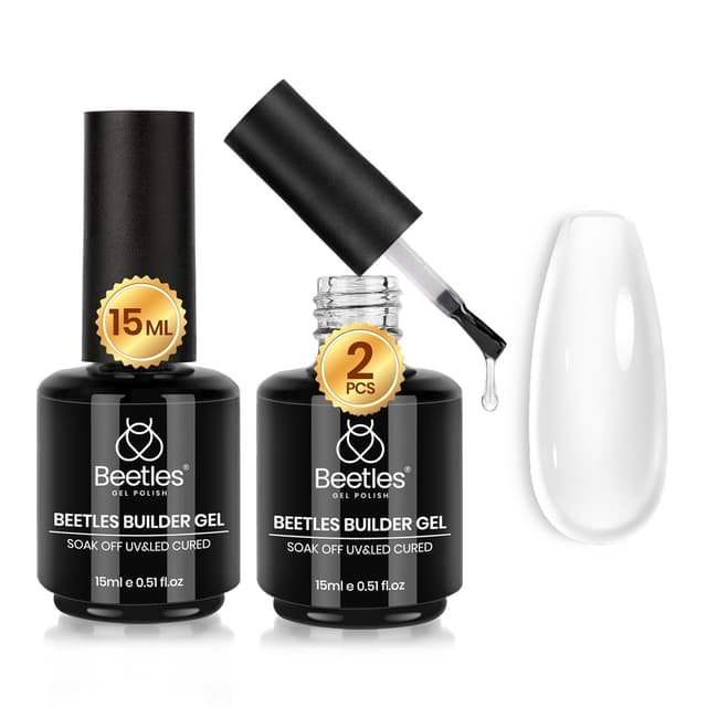 Detalle de Beetles 7-in-1 Clear Builder Gel Nail Set