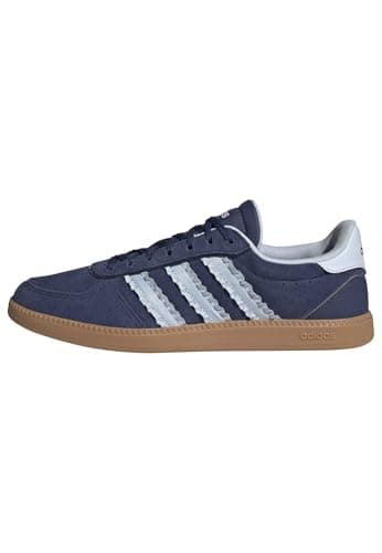 Detalle de adidas Breaknet Sleek para mujer (Dark Blue/Crystal Sky/GUM10) talla 39 1/3