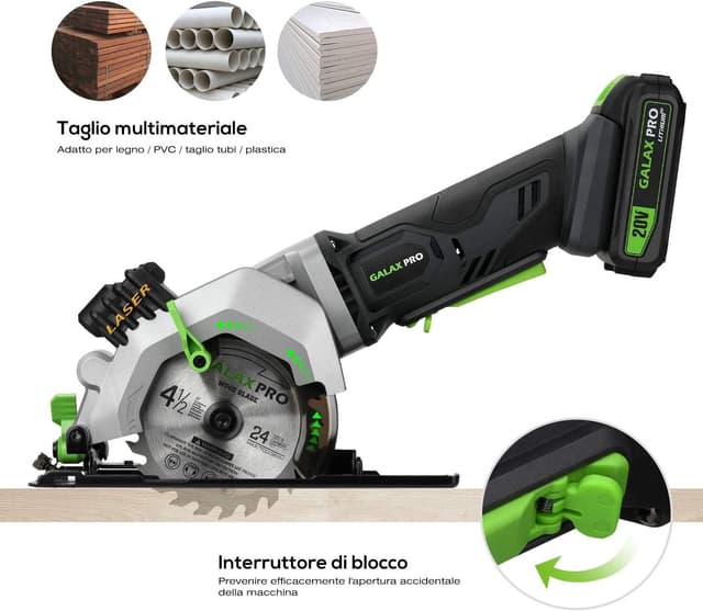 Thumbnail 4 de GALAX PRO 20V Sega circolare 115 mm