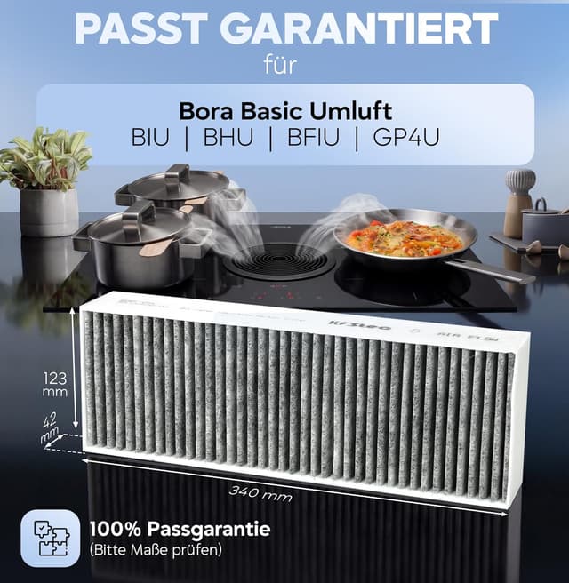 Detalle 2 de Kf3tec Aktivkohlefilter Bora Basic KF3TEC
