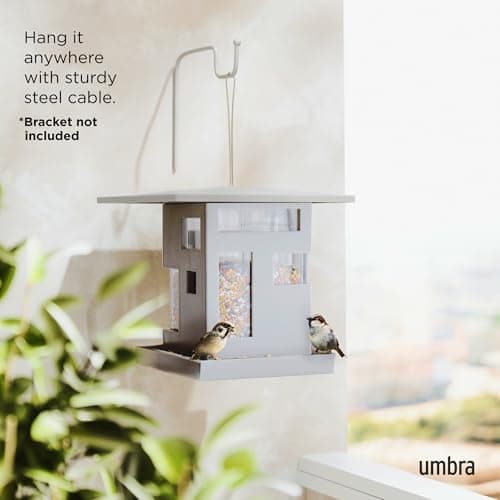 Thumbnail 5 de Umbra Mangeoire pour oiseaux gris ⚙