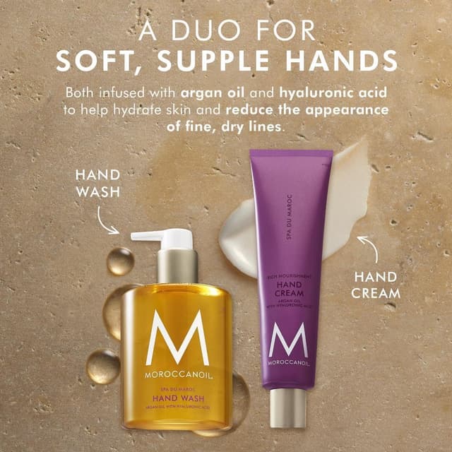 Detalle 2 de Moroccanoil Detergente Mani: detergente delicato con olio di argan e acido ialuronico