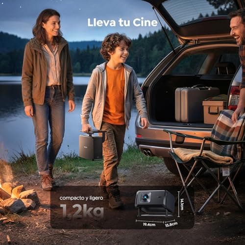 Detalle de Proyector TOPTRO TP3 4K con Google TV, auto focus y keystone, WiFi 6 y Bluetooth