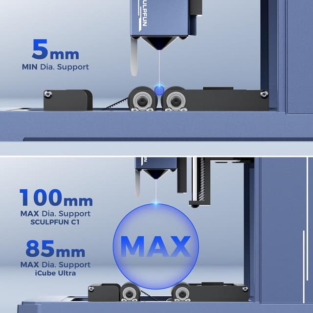 Thumbnail 4 de SCULPFUN iCube Ultra 12W incisore laser portatile per hobbisti