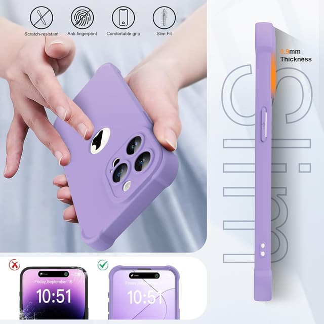 Detalle 1 de iPhone 15 Pro Max case 6.7 inch, lilac