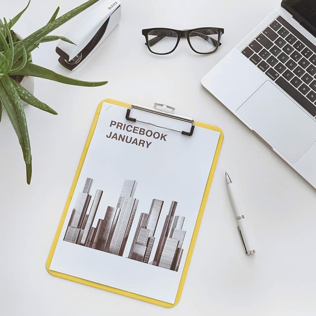 Detalle 2 de Leitz Portablocco con clip in metallo WOW A4 PS, Giallo