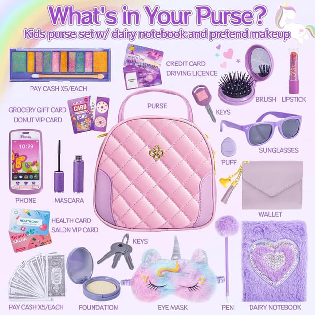 Thumbnail 2 de My First Purse Set Play Makeup Kit for Kids