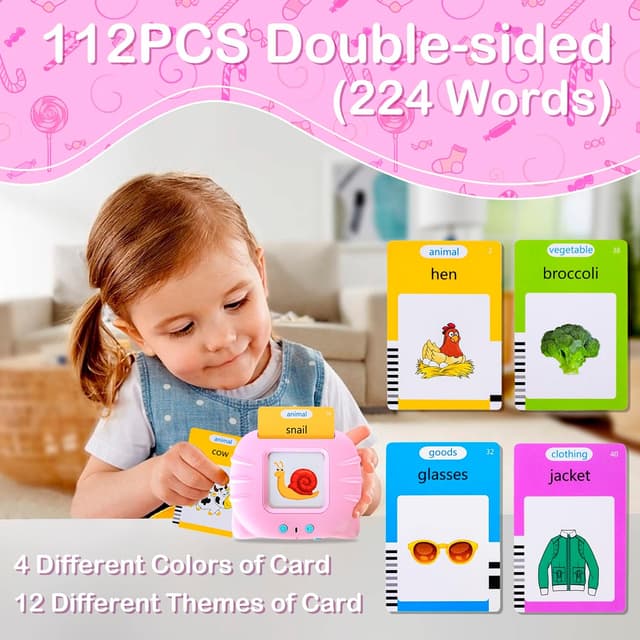 Detalle 2 de Talking Flash Cards 224-Word Reading Machine