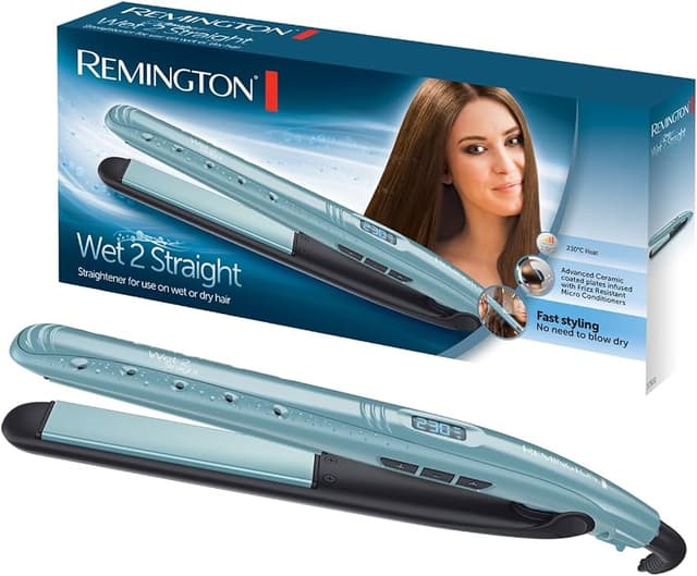 Imagen de Remington Wet2Straight 2 en 1: plancha y secador de cabello đââ en OfertitasTOP