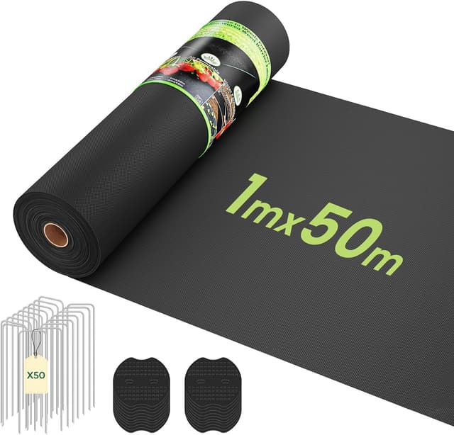 Imagen de OUNUO Toile de Paillage 1m x 50m 100 g/m² en OfertitasTOP