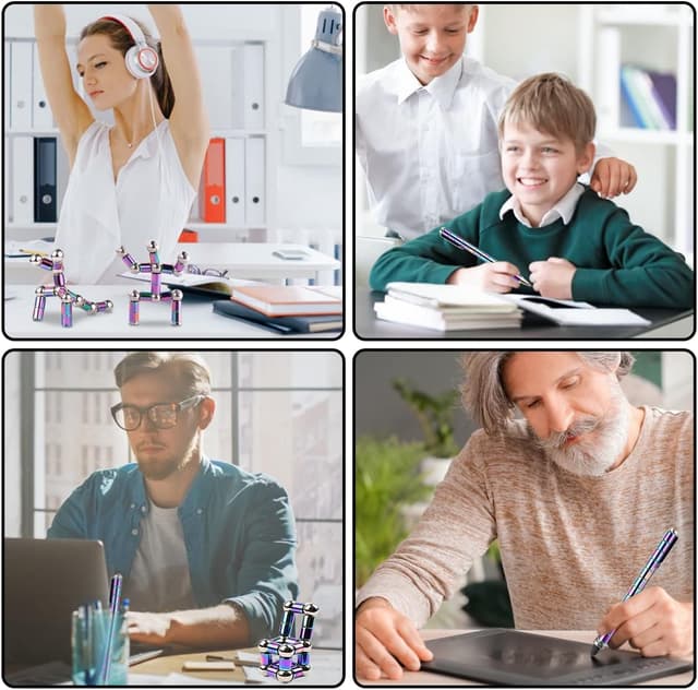 Detalle 2 de ASORT Magnetic Fidget Pen – Multifunctional toy pen