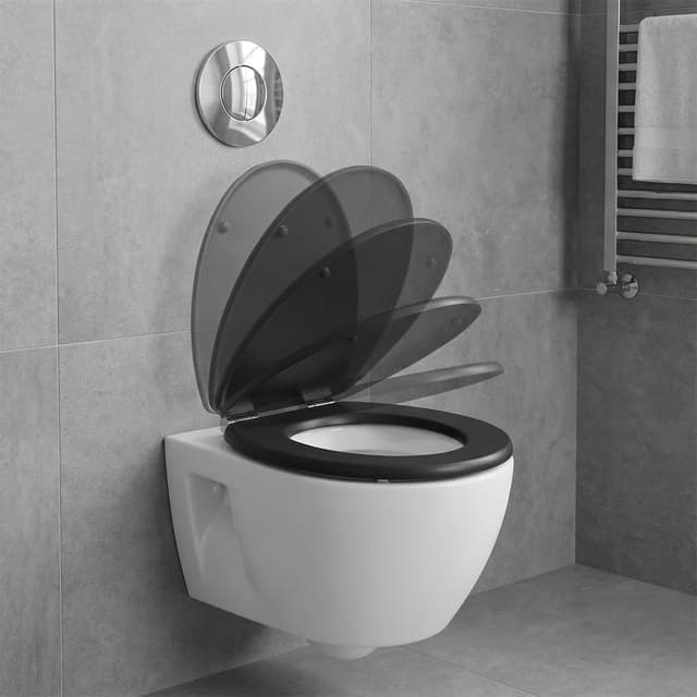 Thumbnail 4 de SINOBATH WC Sitz mit Absenkautomatik 43,5×37,8 cm 🚽