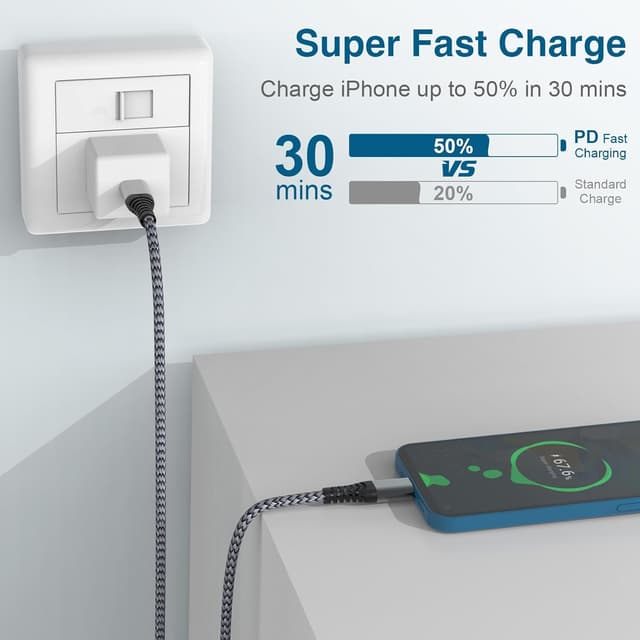 Thumbnail 4 de Apple USB C to Lightning Cable 1m