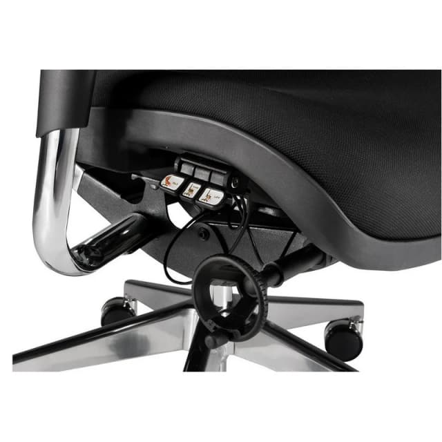 Detalle de Euromof New Ergostone 🪑 Sillón de Oficina Negro