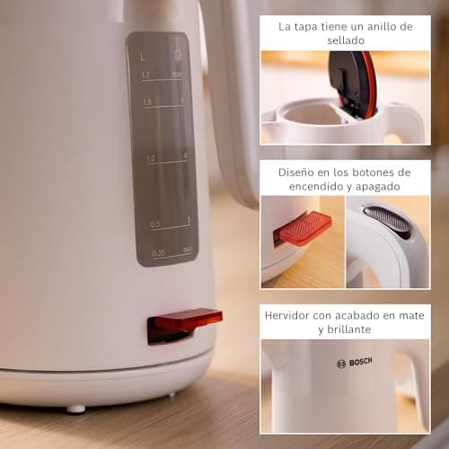 Thumbnail 3 de Bosch MyMoment Hervidor 1.7L Blanco con Seguridad