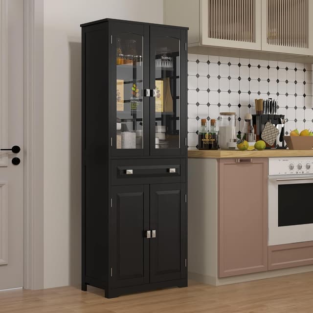 Detalle 2 de HOMCOM armoire de cuisine 160 cm