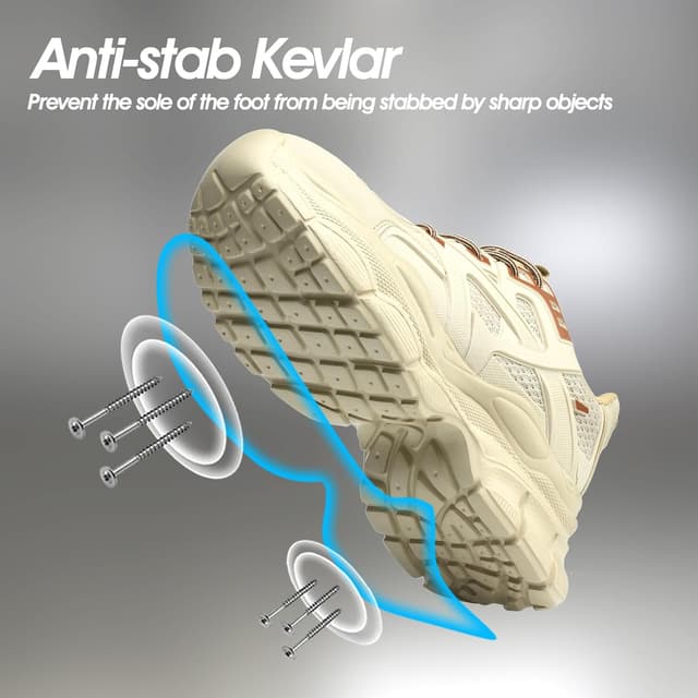 Detalle de Gugifcto Chaussures de sécurité femme respirantes à embout acier (36 à 42)