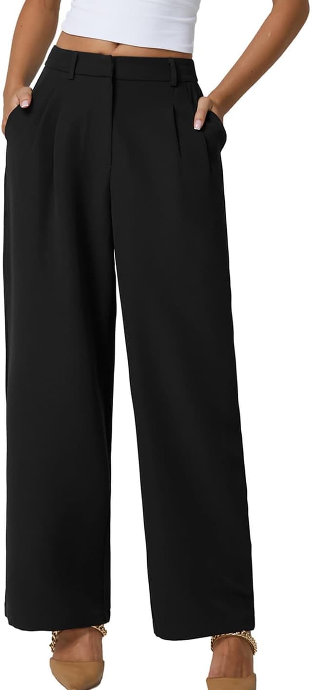Detalle de QINSEN Wide Leg Dress Pants
