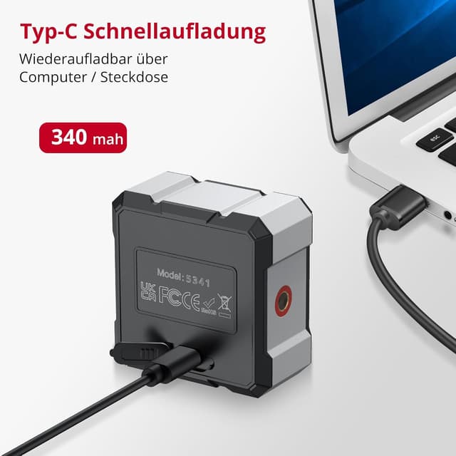 Detalle 2 de XUNTOP Digitaler Winkelmesser Neigungsmesser 0,05° đ