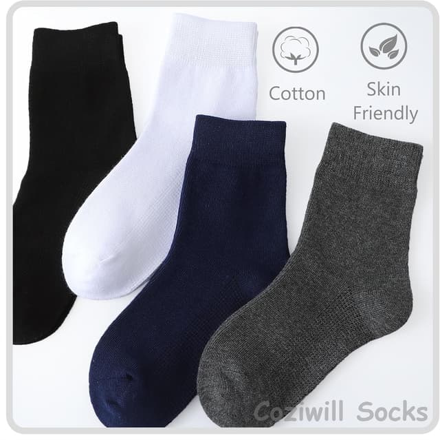 Thumbnail 5 de Boys Crew Socks Seamless 6 Pairs