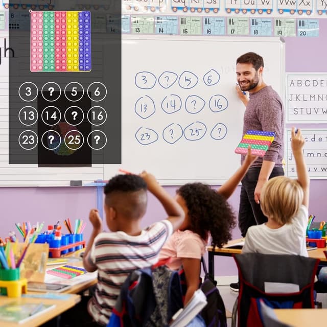 Detalle 1 de BOOWEN Pop It gigante juguete fidget