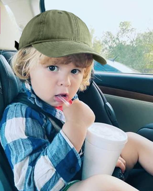 Detalle de FURTALK UV-Schutz Basecap für Kinder (Unisex) aus Baumwolle mit verstellbarem Verschluss