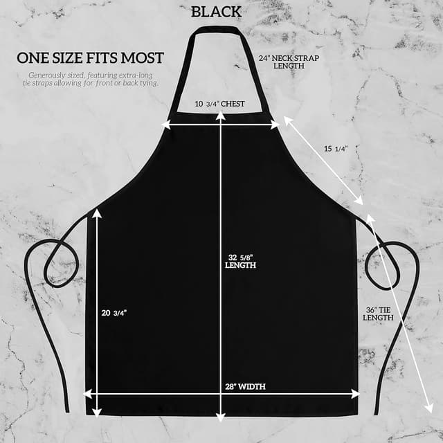 Thumbnail 1 de GREEN LIFESTYLE 12 Pack Bib Apron 12-Pack