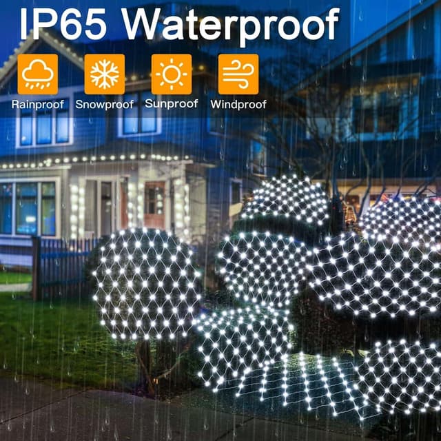 Thumbnail 6 de yowin Rete Luminosa Natale 200 LED 3x2m