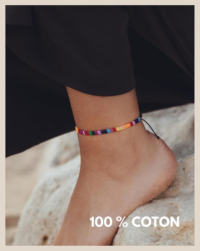 Detalle 2 de Bracelet de cheville ethnique 1 pièce