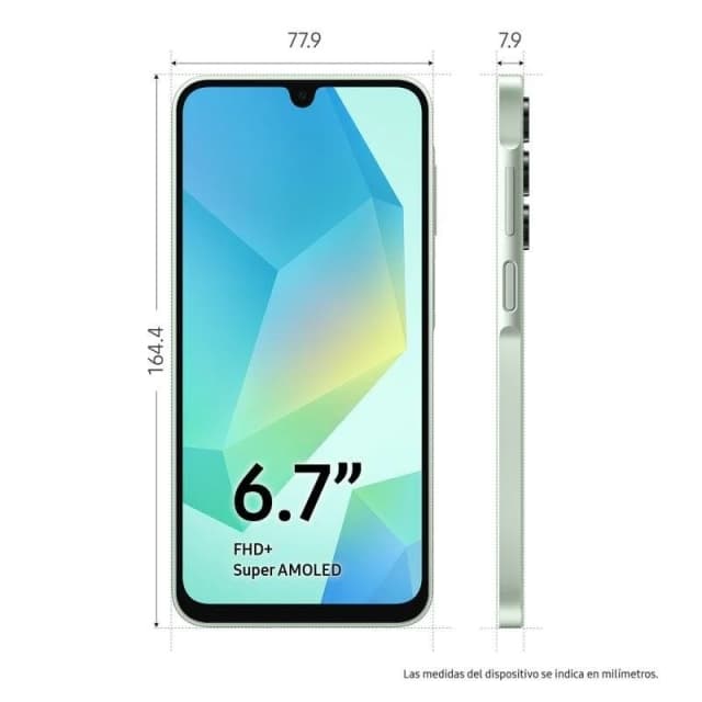 Detalle 2 de Samsung Galaxy A16 LTE 4GB/128GB pantalla 6,7" Verde Claro