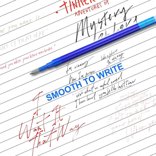 Detalle de Vicloon recharge pour stylo gel effaçable (12 recharges) pointe 0,7 mm, bleu