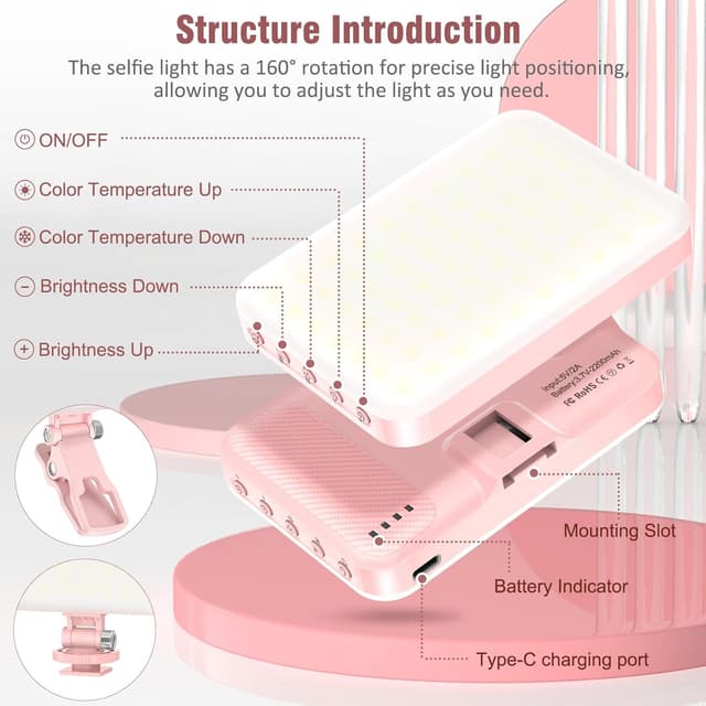 Thumbnail 3 de ALTSON 60 LED Selfie Light 2200mAh 🔦
