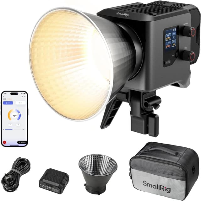 Detalle de SMALLRIG RC 220B Pro 220W bi‑colour video light