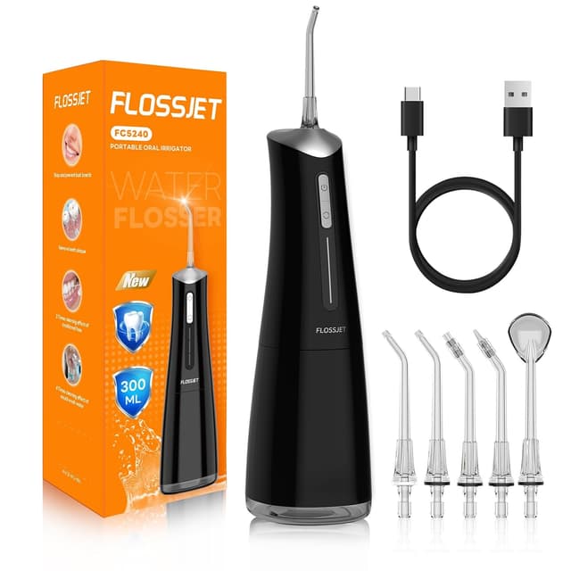 Detalle de FlossJet Water Dental Flosser 300ml 🦷